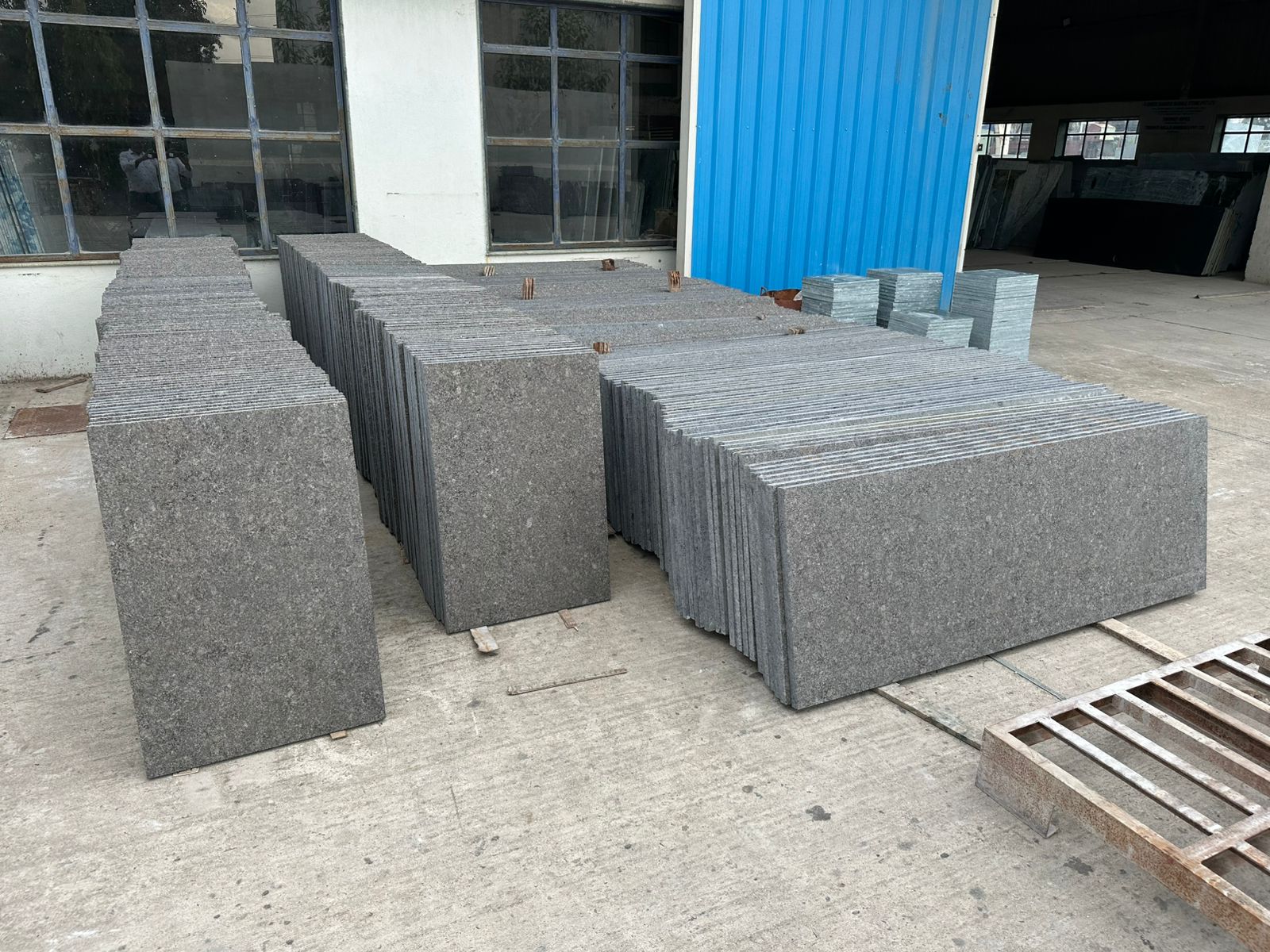 Natural stone flooring and cladding prepared for project supply